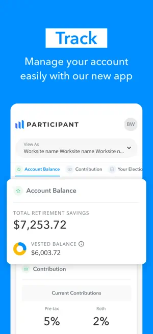 Slavic401k Mobile App screenshot 2