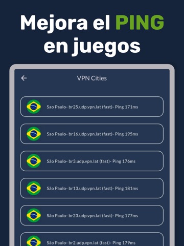 VPN.lat: ilimitado y seguro iPad screenshot 4