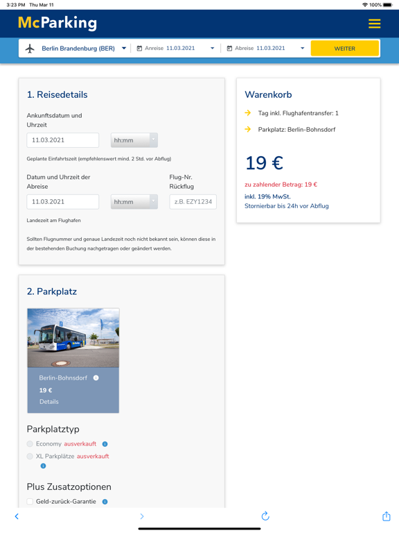Screenshot #5 pour McParking | Parking Airport
