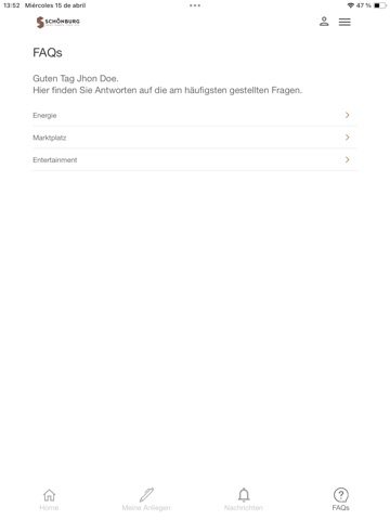 Schönburg iPad screenshot