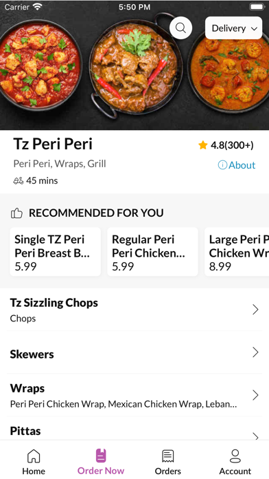 Tz Peri Peri Loughton Screenshot