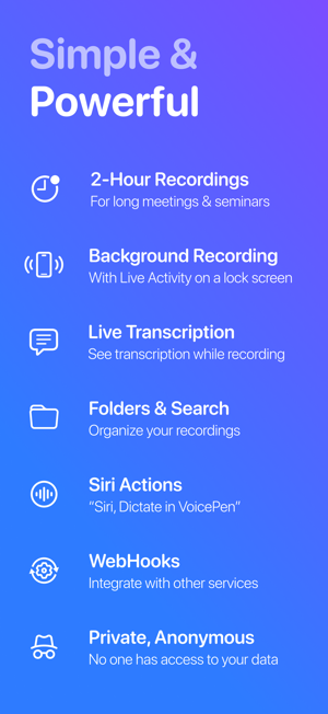 ‎Speech to Text – VoicePen AI Screenshot
