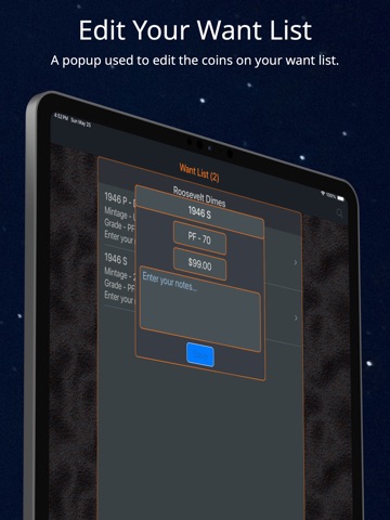 Roosevelt Dime iPad screenshot