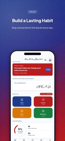 Qalbi: The Quran in your Heart iPhone screenshot