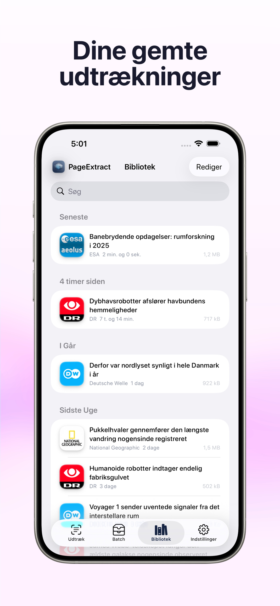 iCloud-synkronisering og privatlivskontrol