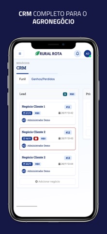 Rural Rota - CRM Agro para RTV iPhone screenshot