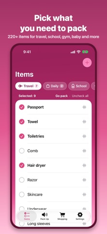 Pack Check: Voice Checklist screenshot 1
