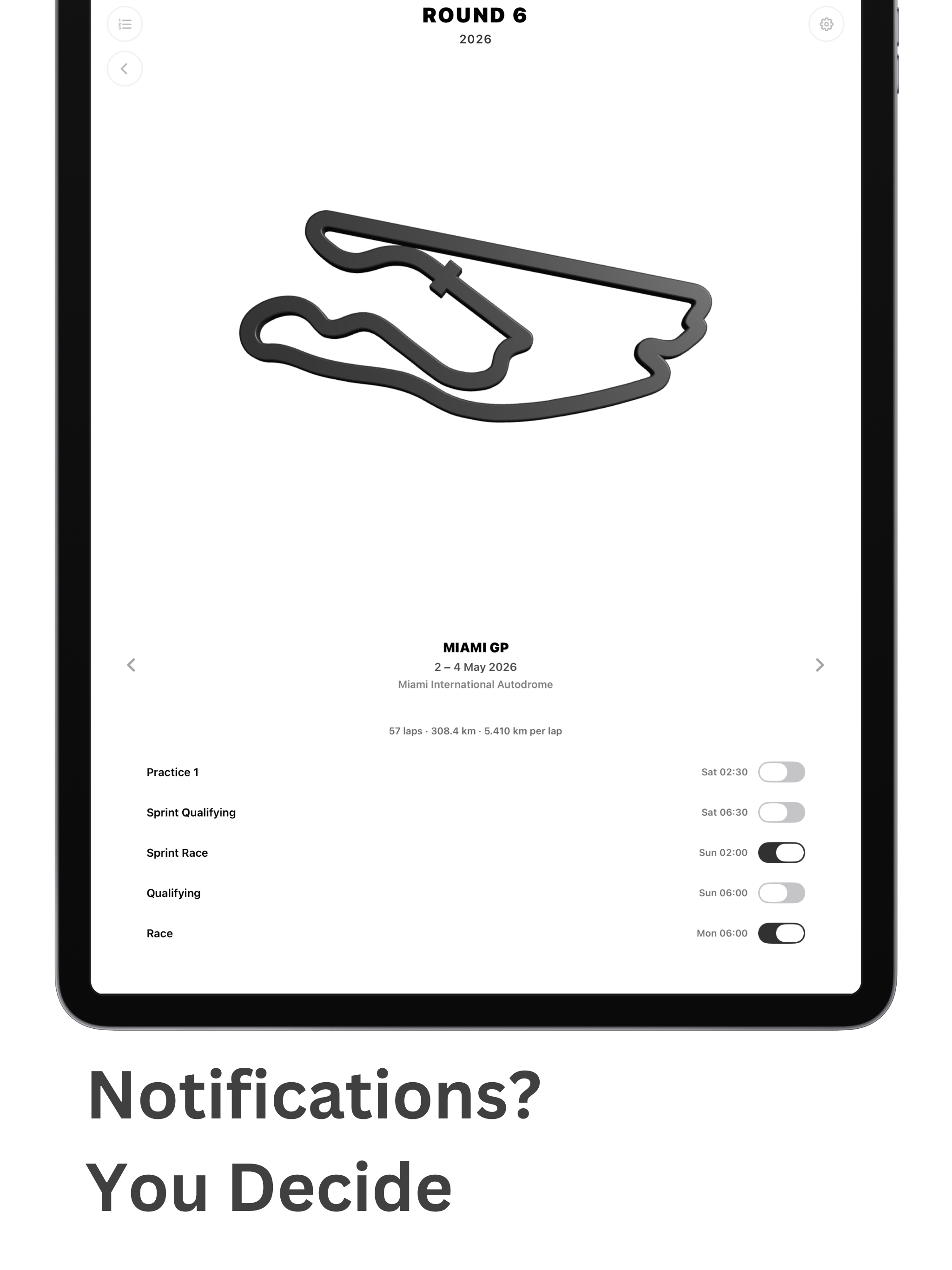 Circuits Calendar screenshot 9