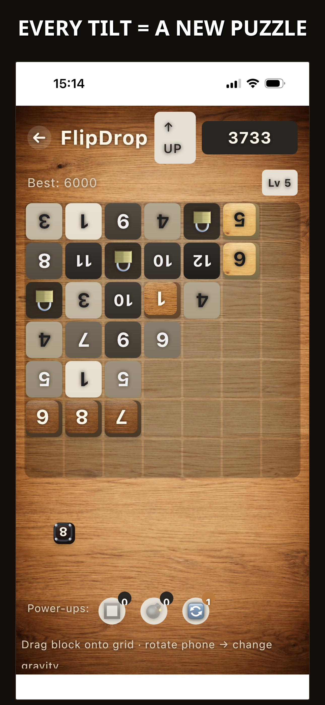 FlipDrop: Merge Number Puzzle screenshot 3