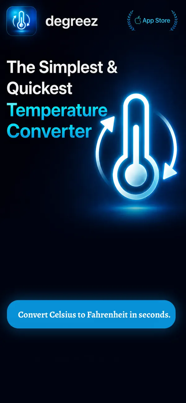 Screenshot #1 pour Degreez: Temperature Converter