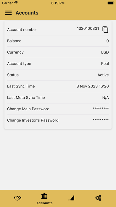 Hall Capital Markets Screenshot