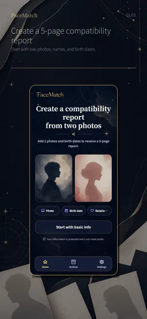 FaceMatch Relationship Report screenshot 1