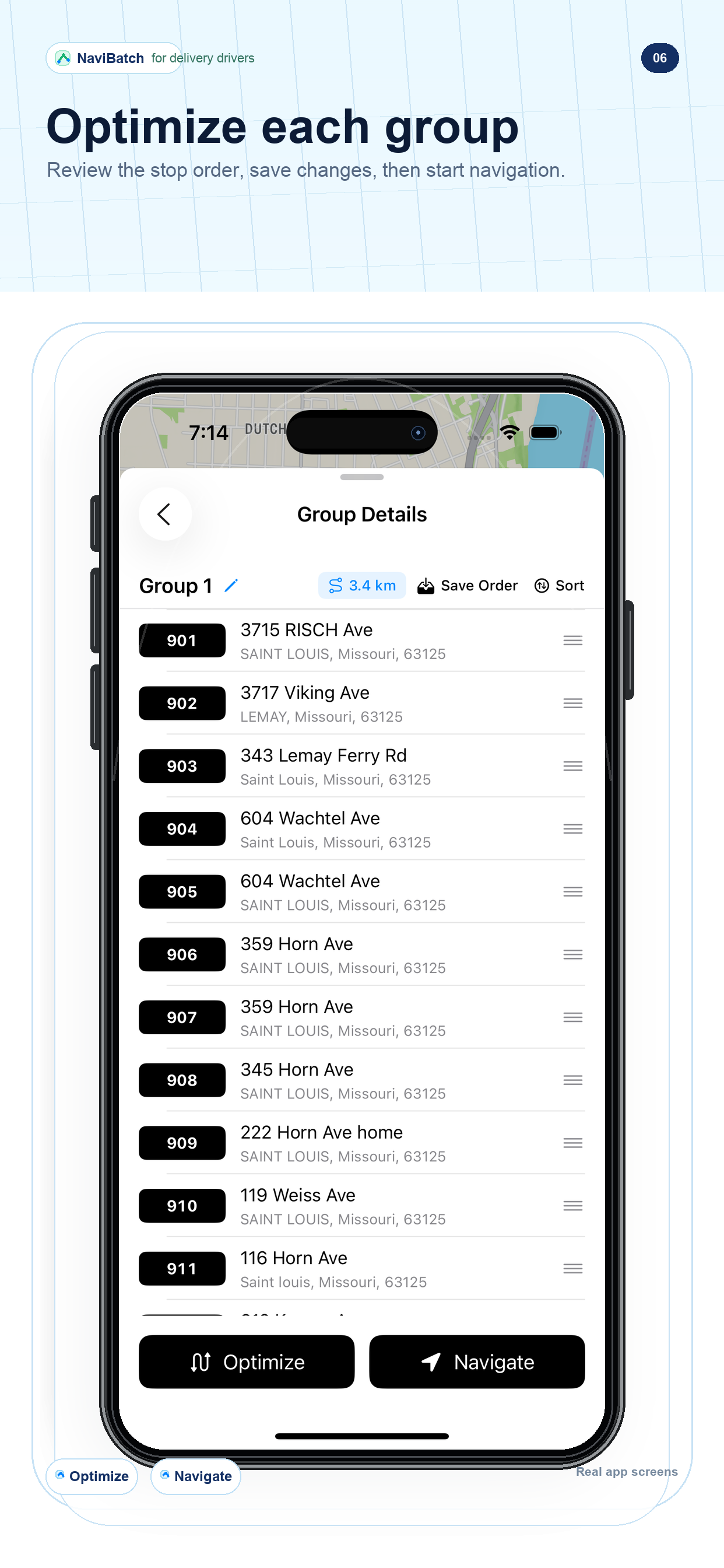 NaviBatch Route Planner