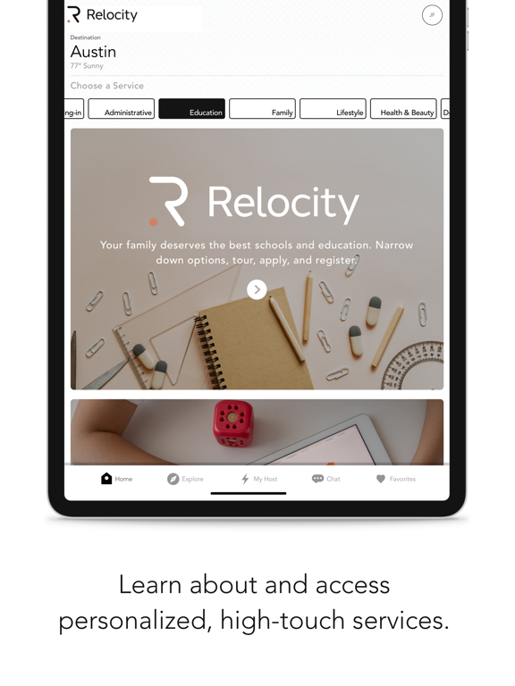 Relocity iPad screenshot 5 - Business app