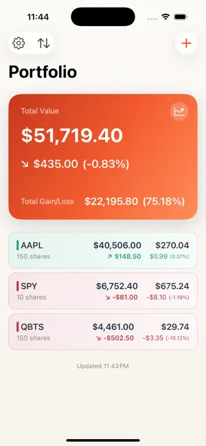 Ledger - The Portfolio Tracker screenshot 1