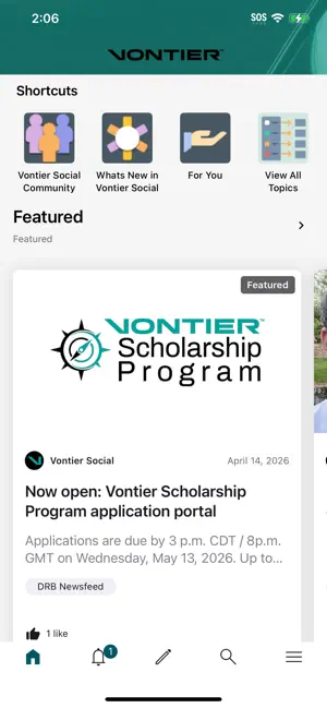 Vontier Social screenshot 1