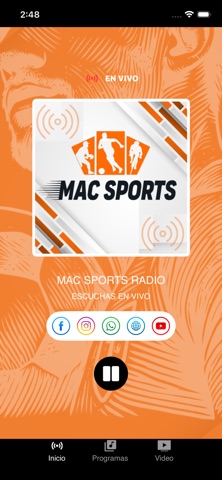 Mac Sports Radio screenshot