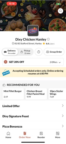 Dixy Chicken Hanley screenshot
