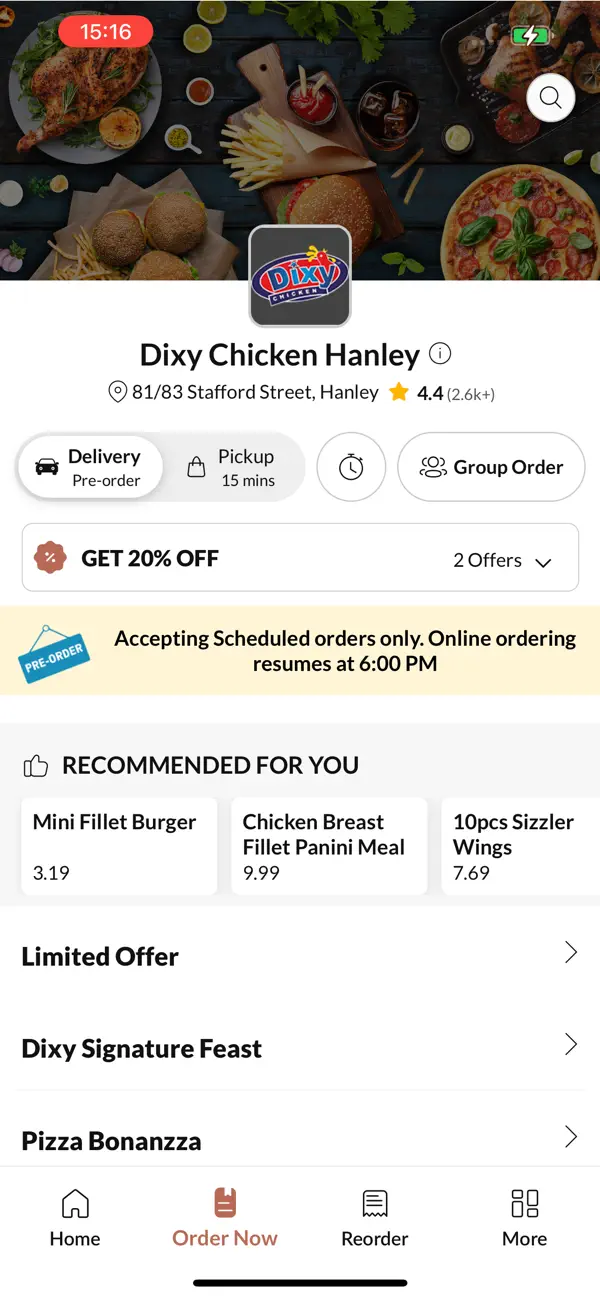 Screenshot #2 pour Dixy Chicken Hanley
