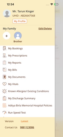Aditya Birla - Patient App Screenshot 2 of 7
