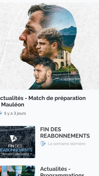 Aviron Bayonnais Rugby Pro iPhone screenshot 3