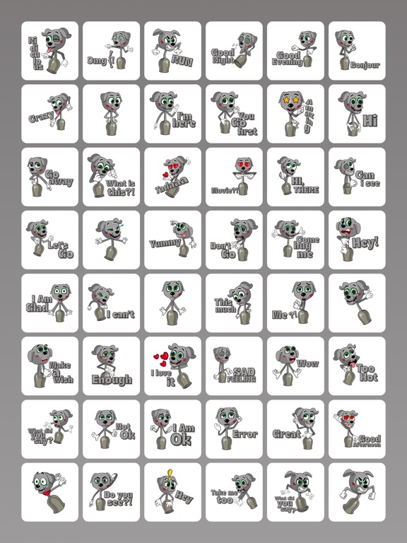 Screenshot #5 pour Chien Silver Dog Stickers