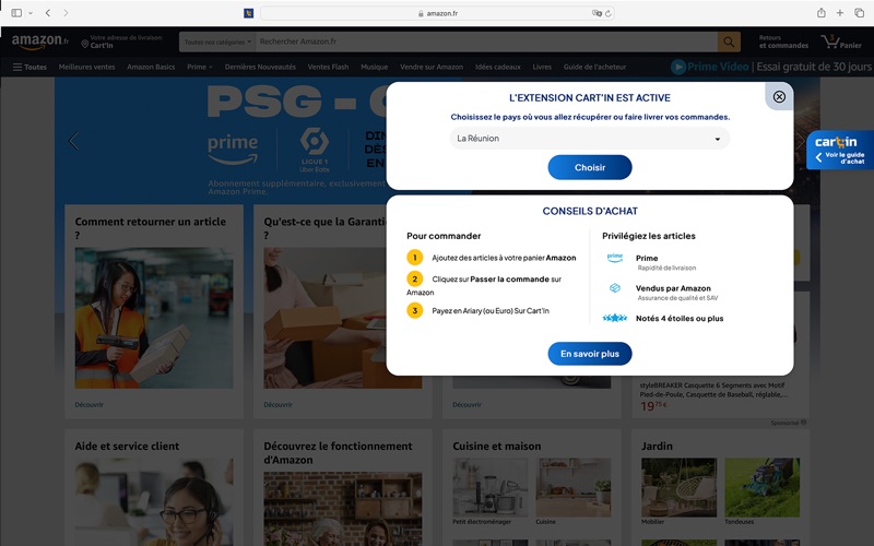 Screenshot #2 pour Cart'In extension