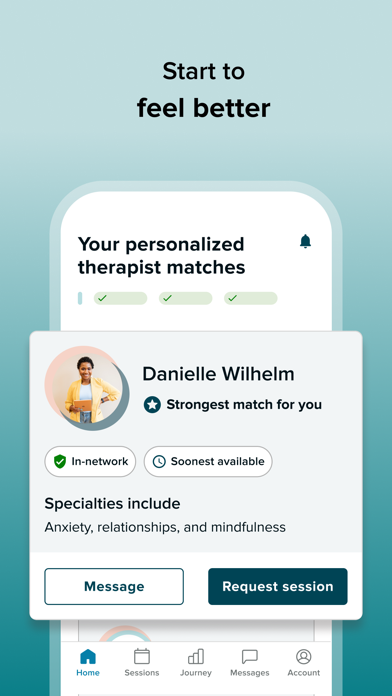 SonderMind - Mental Health Screenshot 1 - AppWisp.com SonderMind - Mental Health Screenshot 1 - AppWisp.com