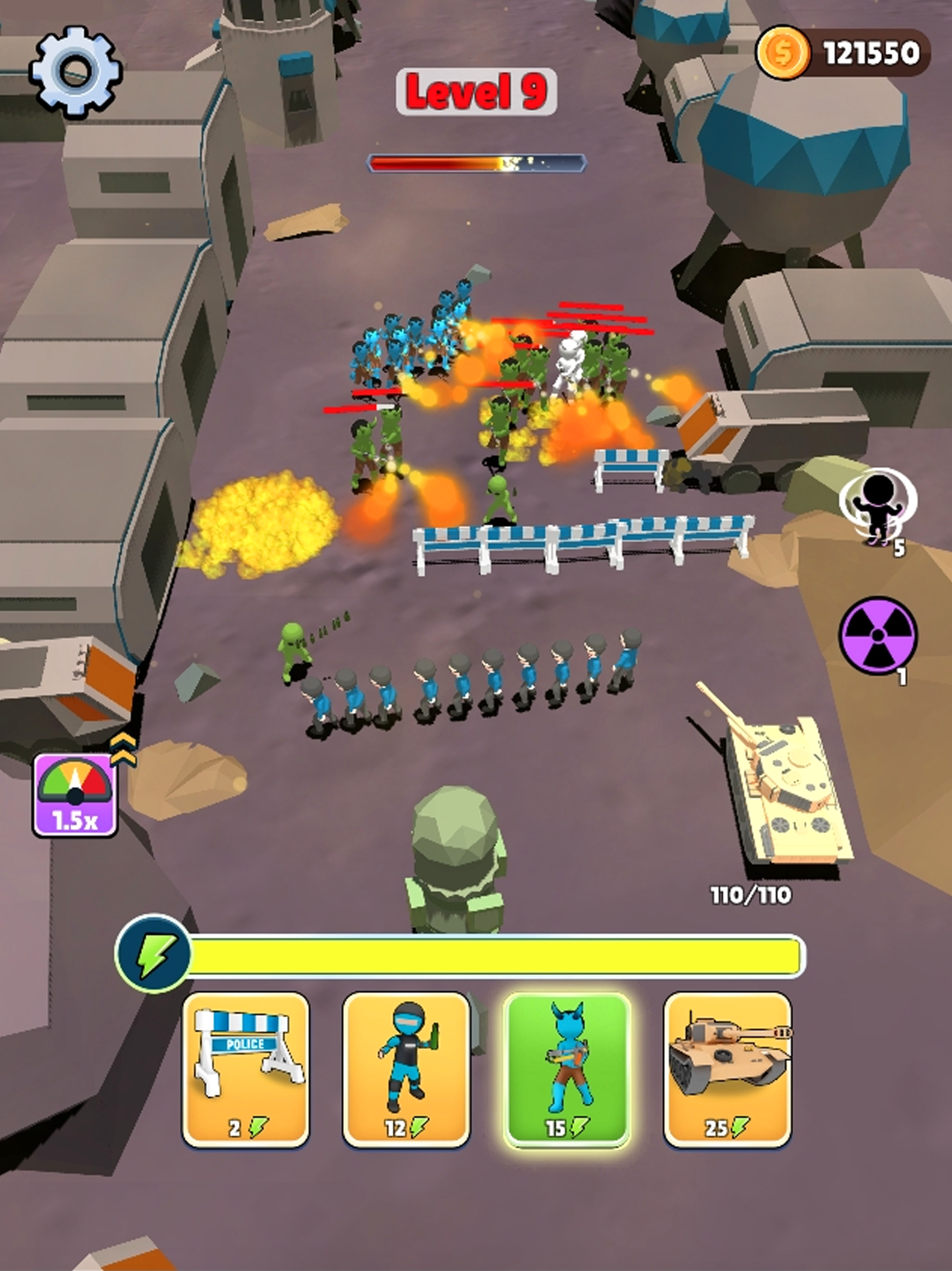 Hero Defense - Alien Creeps screenshot 9
