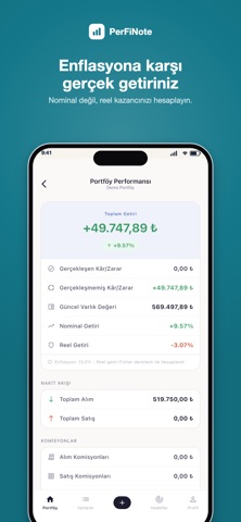 PerFiNote: Borsa Portföy Takip Screenshot 6 of 7