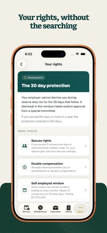 Tagmuli: Miluim Pay & Rights iPhone screenshot