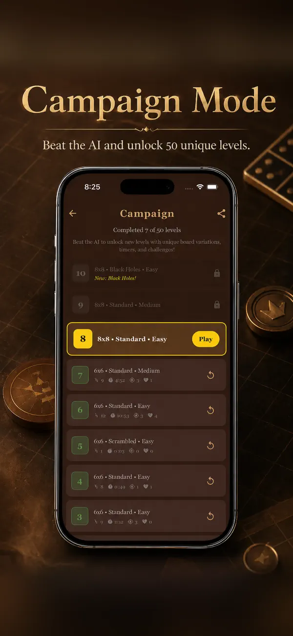 #4. Lines of Action Board Game (iOS) By: Pavel Laptev