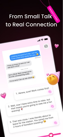 Perfect Reply iPhone screenshot