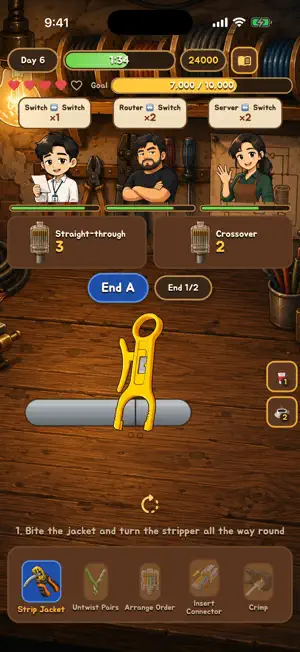 Cabling Tycoon: LAN Cable Shop screenshot 2