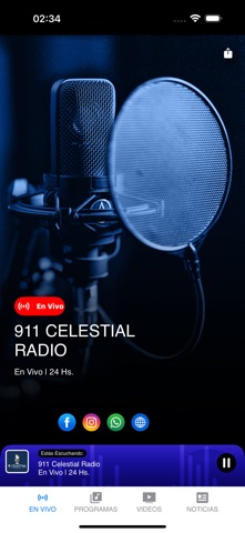 911 Celestial Radio screenshot