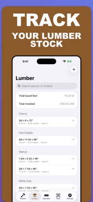 Woodworking: Cut List Log screenshot 4