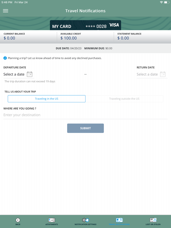BlueCC App iPad screenshot
