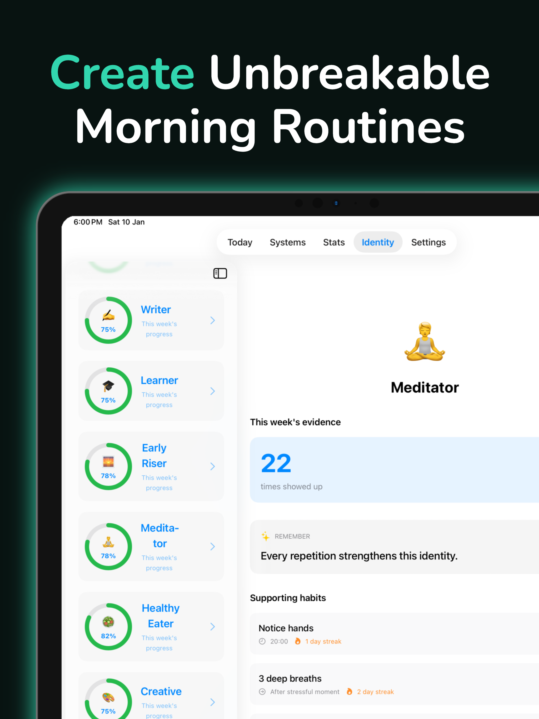 Become: Identity Habit Tracker