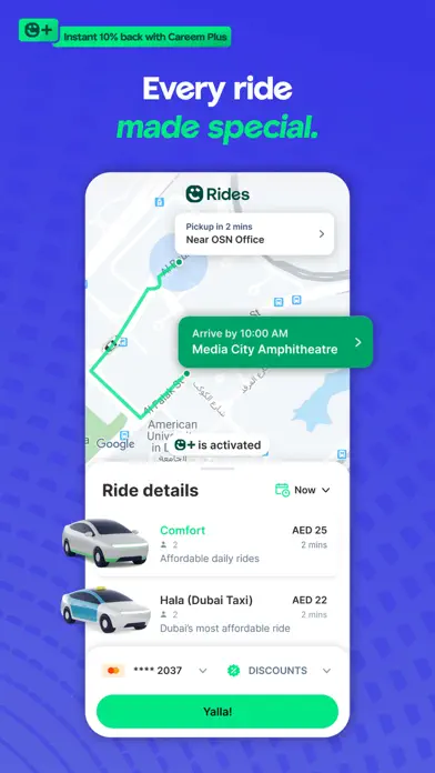 Careem: rides, food, grocery App Store screenshot 3
