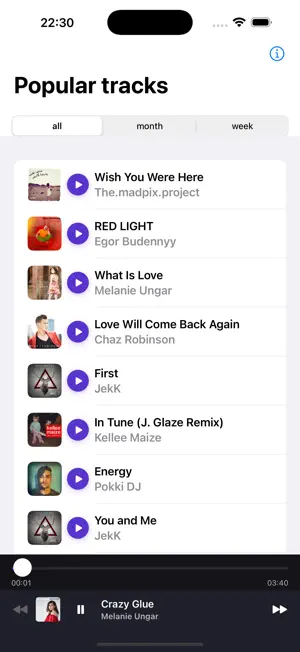 Musicorama screenshot 2