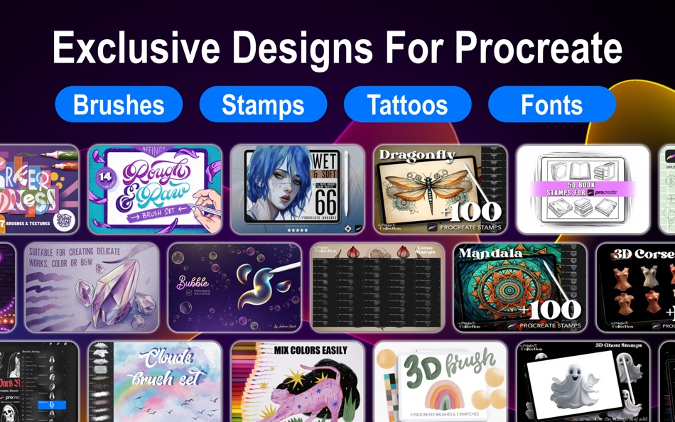 #2. Tools | Brushes For Procreate (macOS) Ved: UMAR FAROOQ