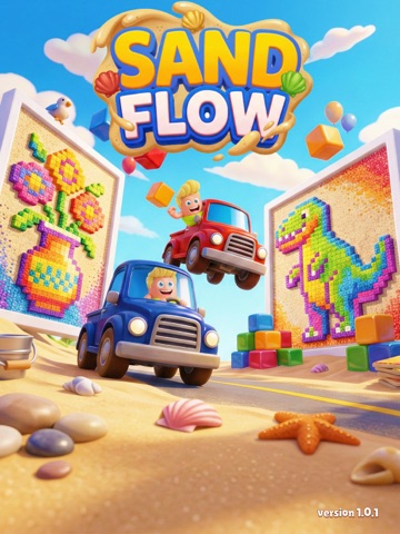 Color Sand Flow iPad screenshot