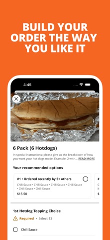 Stewarts Original Hot Dogs iPhone screenshot