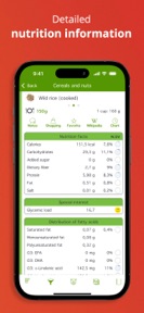 Natural food guide screenshot