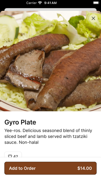 Mediterranean Grill To Go iPhone screenshot 3 - Food & Drink app