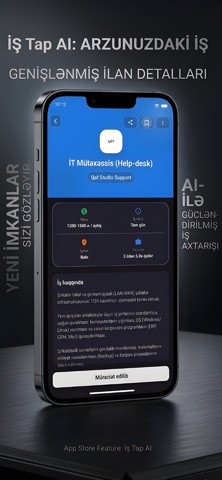 İş Tap AI: İş Elanları & CV screenshot