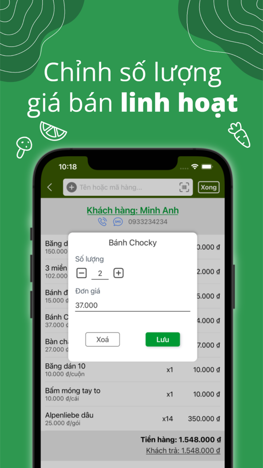#4. Quản Lý Bán Hàng: POS Mua đây! (iOS) Por: Ngoc Anh Nguyen Thi