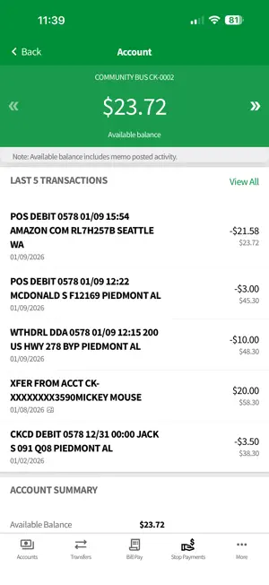 F&M Bank AL screenshot 4