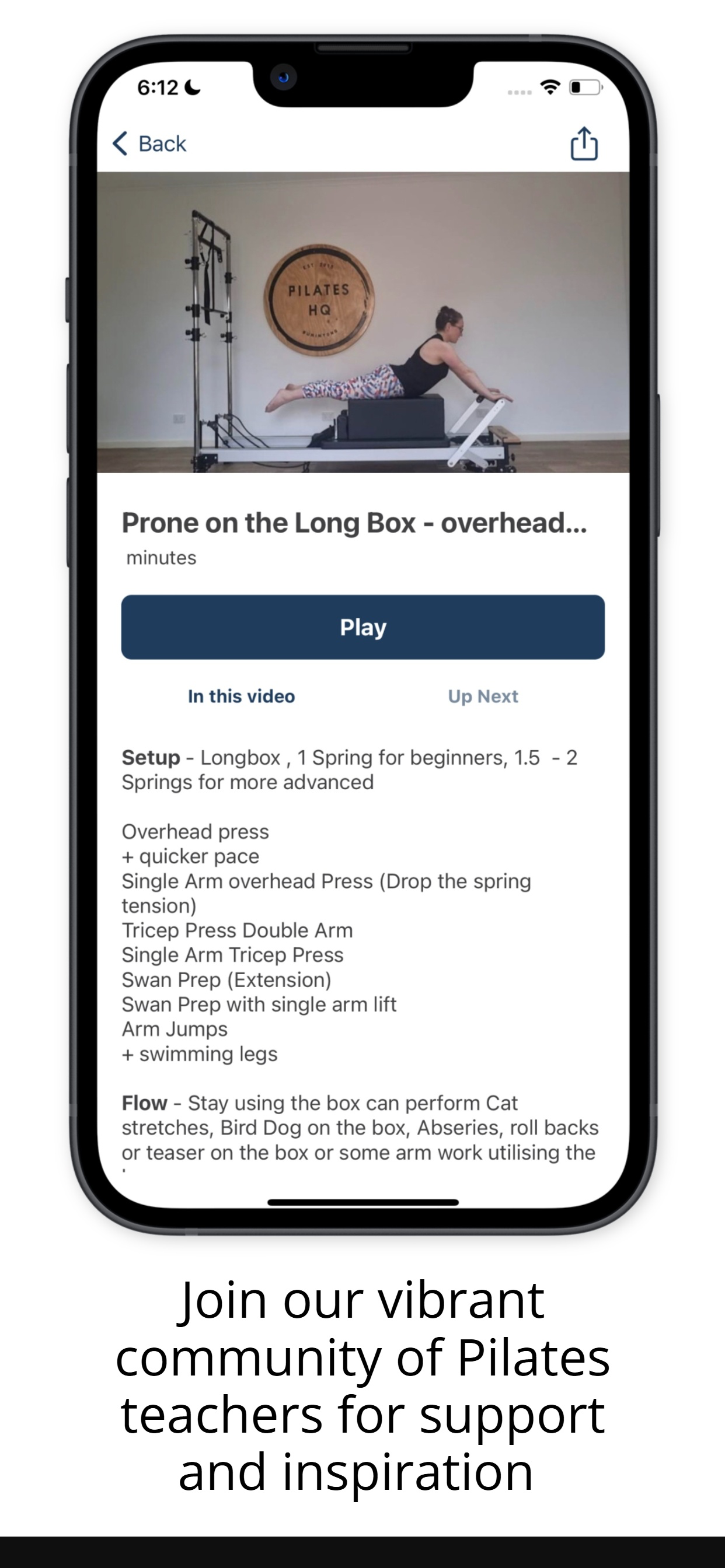 The Pilates HQ App