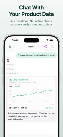 PostHog Analytics - Hogly App Store screenshot 6